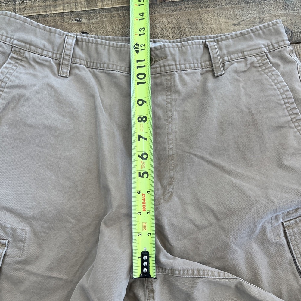 Vintage GAP Standard Cargo Shorts Mens Size 34 Khaki Pockets Y2K - Picture 15 of 16